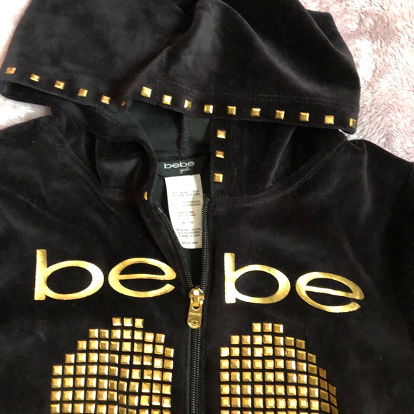 👽 SOLD 👽 bebe girls sweat suit - Picture 3 of 4